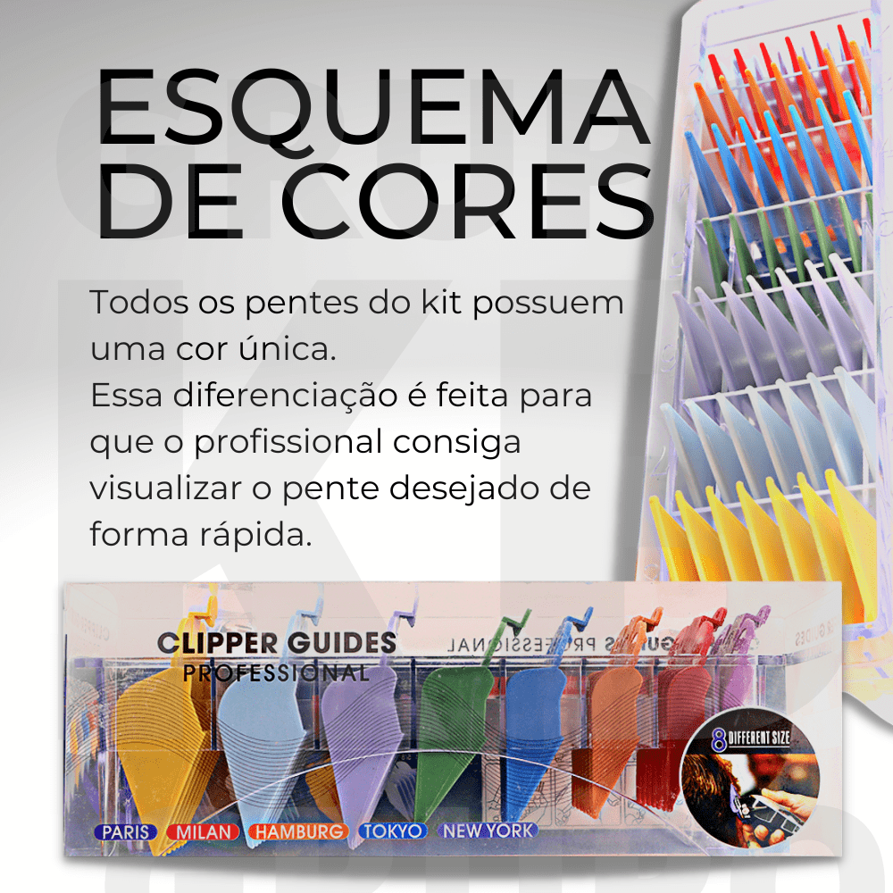 Kit 8 Pentes De Disfarce Organizador Para Maquinas De Corte